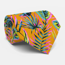 Hawaiian Tropical Leaves And Plants Print Pattern