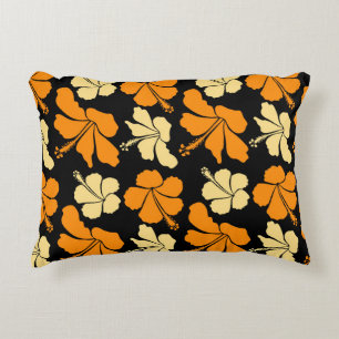 Hawaiian tropical natural floral seamless pattern decorative cushion