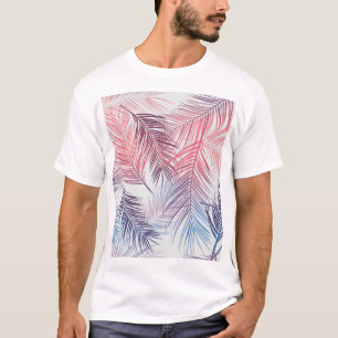 Hawaiian Tropical Palms: Stylish Seamless T-Shirt