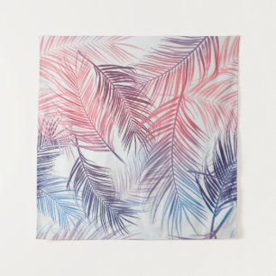 Hawaiian Tropical Palms: Stylish Seamless Tapestry