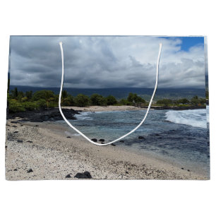 Hawaiian Tropical Paradise Ocean Landscape Photo Large Gift Bag