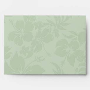 Hawaiian Tropical Plumeria Matching Envelopes