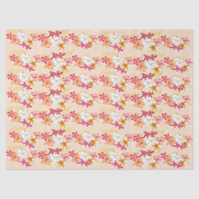 Hawaiian Tropics 2 Plumeria Tissue Paper (Front)