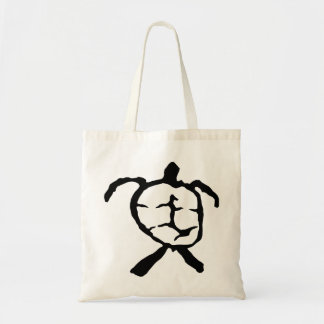 Hawaiian Turtle - black Tote Bag