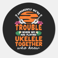 Hawaiian Ukulele Uke Friends Besties Buddies
