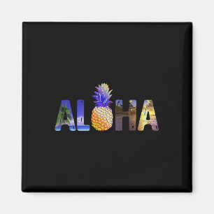 Hawaiian Vacation Pineapple Aloha Hawaii Luau Cost Magnet
