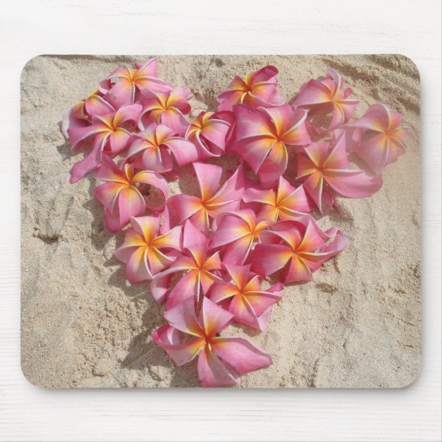 Hawaiian Valentine Mouse Mat (Front)