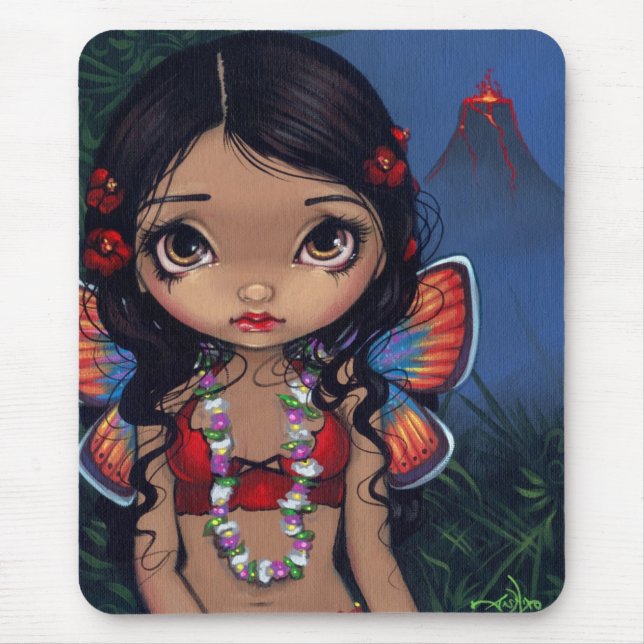 "Hawaiian Volcano Fairy" Mousepad (Front)
