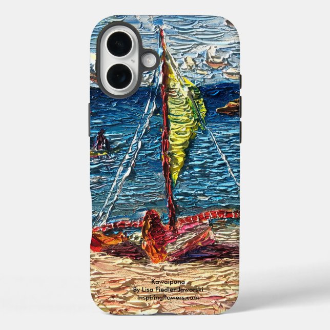 Hawaiian voyaging canoe Kawaipuna Case-Mate iPhone Case (Back)