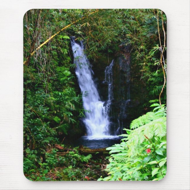 Hawaiian Waterfalls Mousepad (Front)