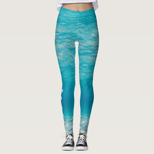 'Hawaiian Waters' underwater leggings (Front)