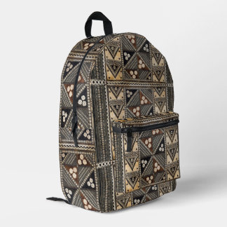 Hawaiian Wedding Tapa Pattern Printed Backpack