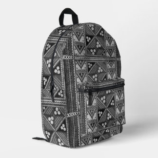 Hawaiian Wedding Tapa Pattern Printed Backpack