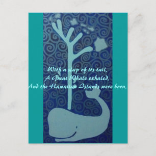 Hawaiian Whale Postcard