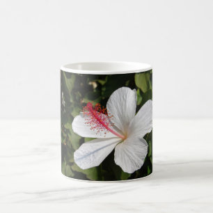 Hawaiian White Hibiscus Coffee Mug