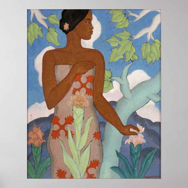 Hawaiian Woman - Arman Manookian Poster (Front)