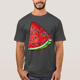 Hawaiian Xmas Lights Watermelon Summer Christmas I T-Shirt
