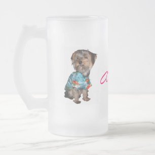 Hawaiian Yorkie Frosty Mug