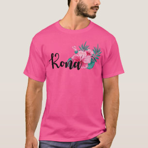 HawaiianMen Women Kona Hawaii Hibiscus Flower T-Shirt