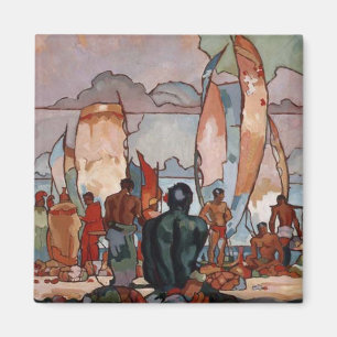 'Hawaiians' - Arman Manookian Magnet