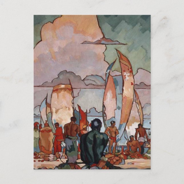 'Hawaiians' - Arman Manookian Postcard (Front)