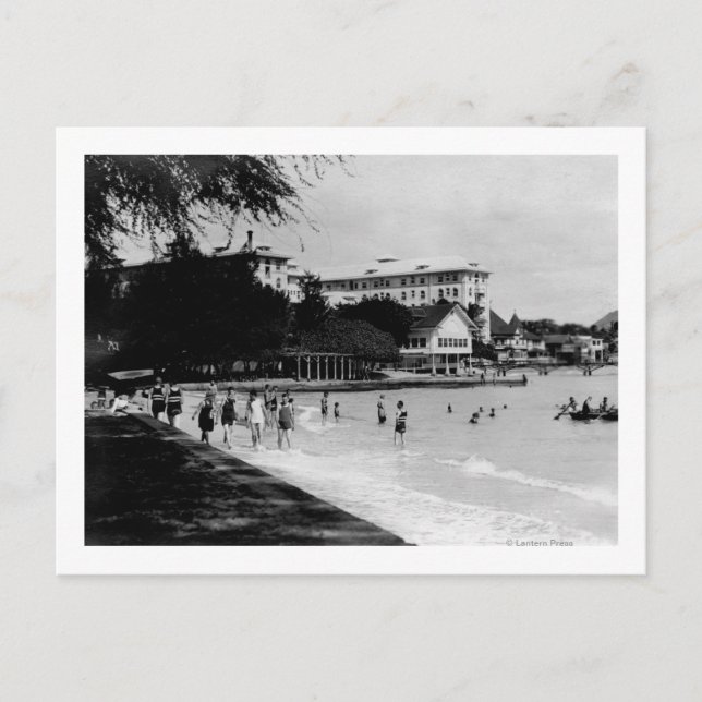 HawaiiBeachfront Scene PhotographHawaii Postcard (Front)