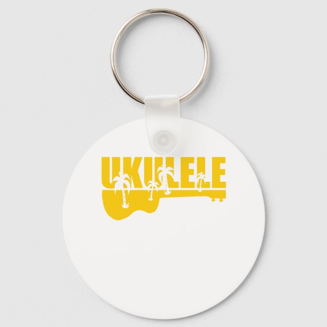 Hawaiin Ukulele Key Ring (Front)