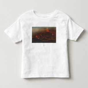 HawaiiView of Lava Trails in KilauerHawaii Toddler T-Shirt