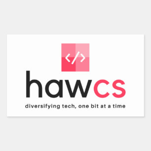 HAWCS Club Rectangular Sticker