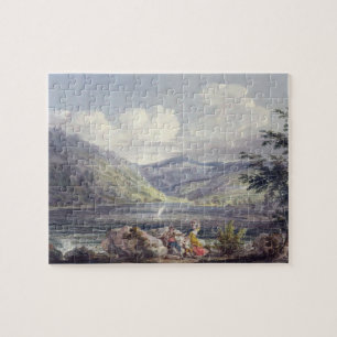 Haweswater, Westmoreland, c.1795 (w/c over graphit Jigsaw Puzzle