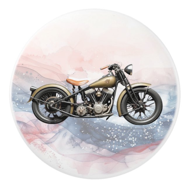 Hawg Heritage Knucklehead Era Patriotic Knob (Front)