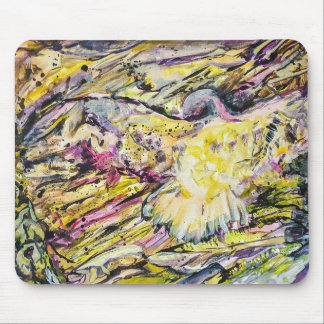 Hawk Abstract Art Design  Mouse Mat