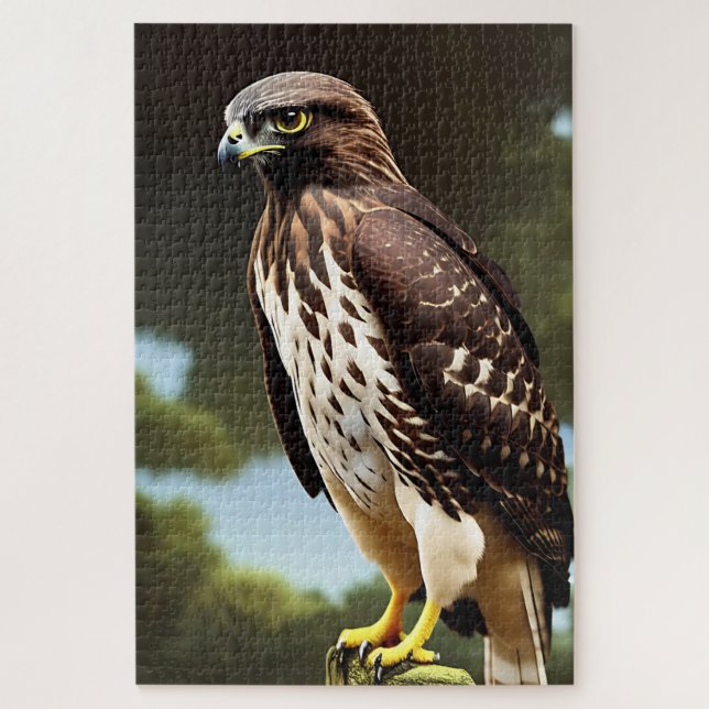 hawk art jigsaw puzzle (Vertical)