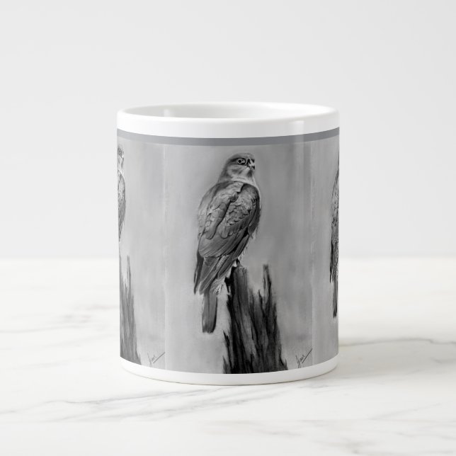 Hawk, bird of prey Coffee mug (Front)