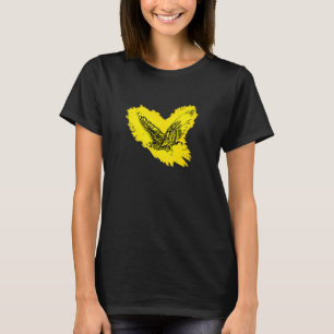 Hawk Bird Of Prey Motif Beak Claws Birds Colourful T-Shirt
