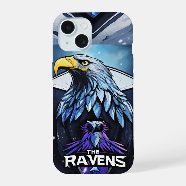 Hawk & Halo iPhone 15 Case (Back)