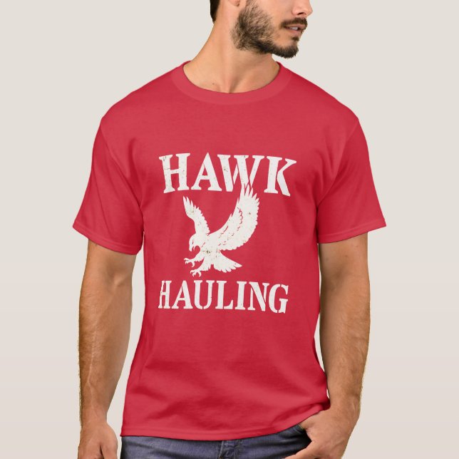 Hawk Hauling Tee – Strength, Speed, Precision (Front)
