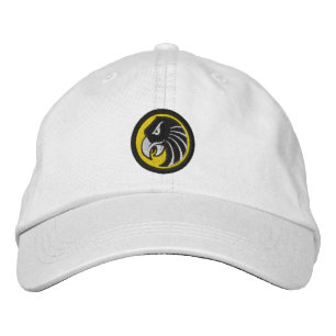 Hawk Head Emblem Embroidered Hat