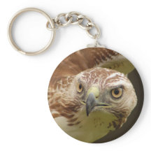 Hawk Head Keychain