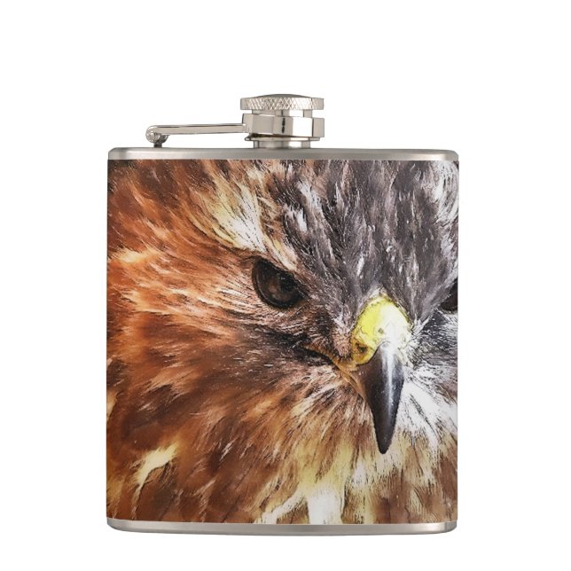 HAWK HIP FLASK (Front)