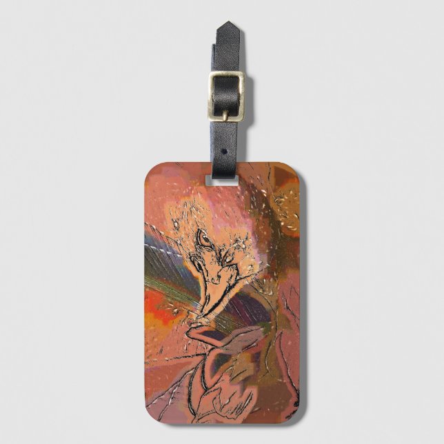 HAWK LUGGAGE TAG (Front Vertical)