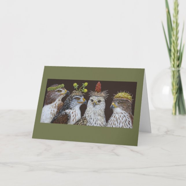 Hawk Party card (Front)