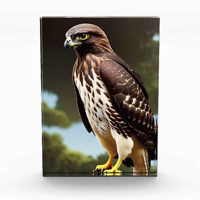 hawk Photo Block art (Front)