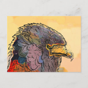 HAWK POSTCARD
