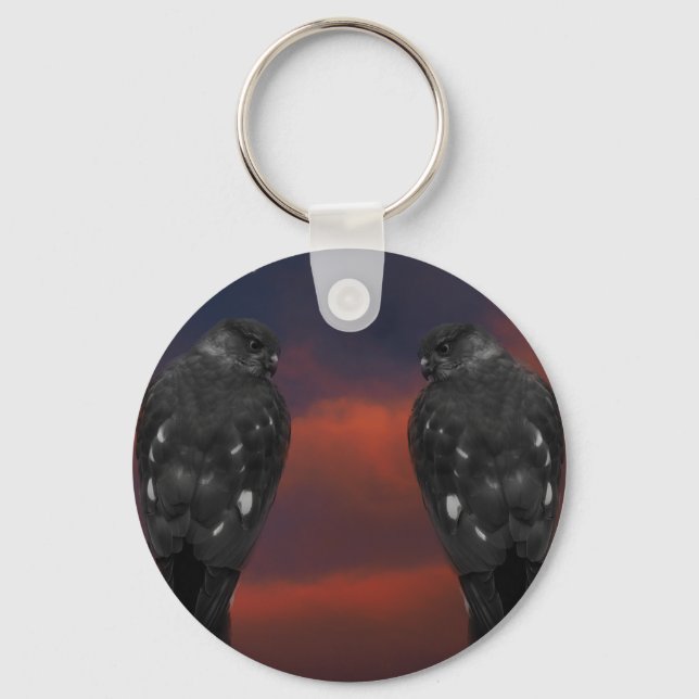 Hawk Storm Key Ring (Front)
