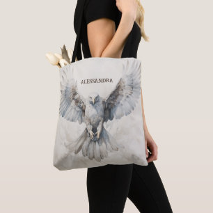 Hawk Tote Bag - Nature-Inspired, Customisable Gift