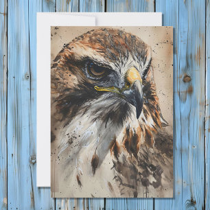 Hawk Totem Spirit Animal Meaning Card