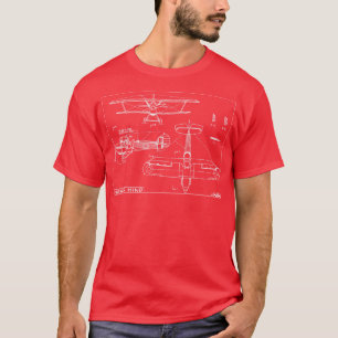 Hawker Hind British Biplane Light Bomber Aircraft T-Shirt