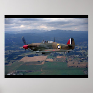 Hawker, Hurricane, 1943_Classic Aviation Poster
