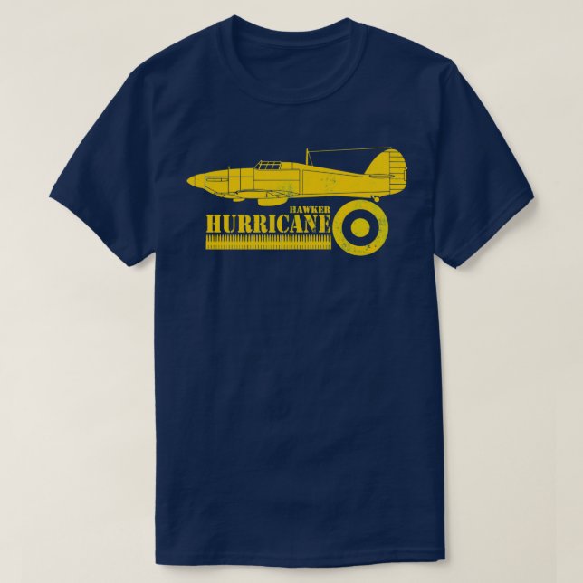 Hawker Hurricane distressed  T-Shirt (Design Front)